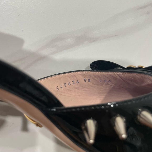 💯Authentic GUCCI Studded Mules! ♥️🖤♥️🖤 - Picture 8 of 9